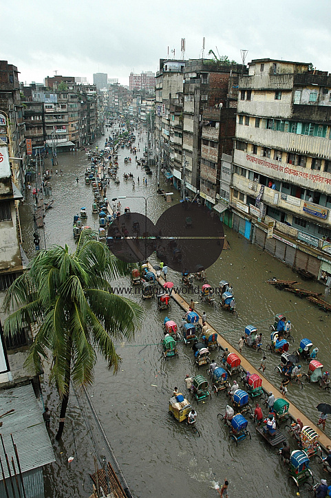 Flood in Dhaka City