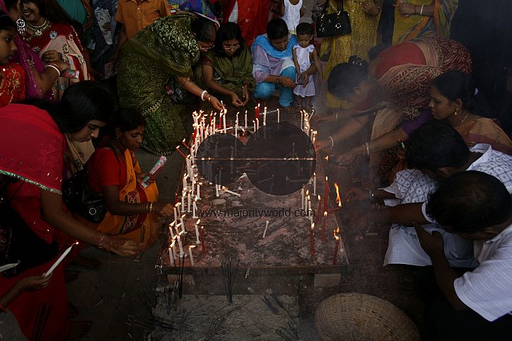 Hindu devotees celebrate Durga Puja