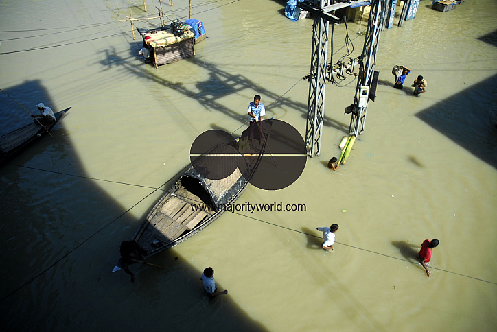 Huge damage at Sirajgonj because of flood