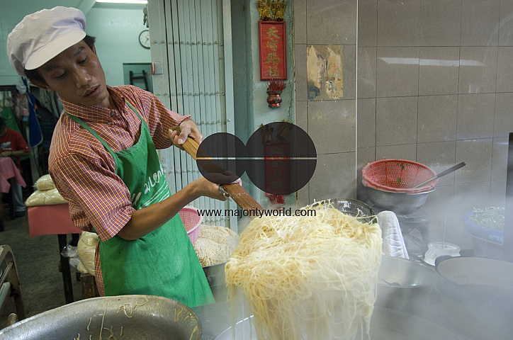 Thailand. A famous noodle shop in Chinatown, Bangkok.