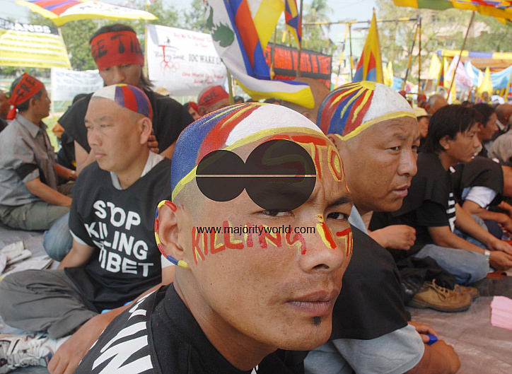 Tibaetan China Protest In INDIA