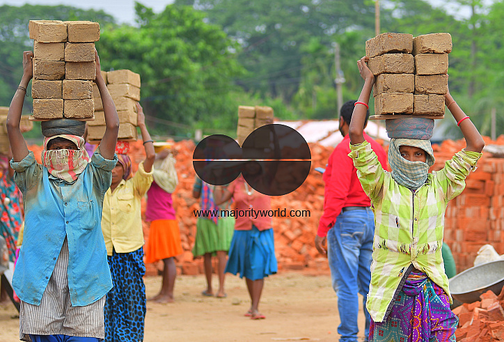 Brick field during a government-imposed nationwide lockdown