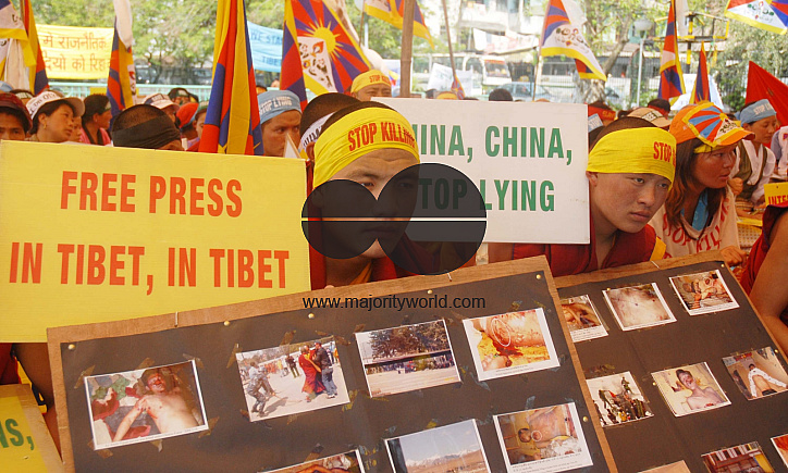 Tibaetan China Protest In INDIA