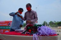 The first ever lockdown passengers train arrived in Agartala