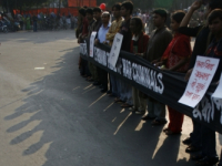 Students Protest on Victory Day