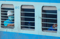 The first ever lockdown passengers train arrived in Agartala
