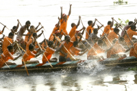 34th annual boat race on the Buriganga