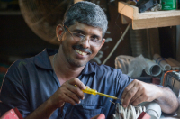 Sri Lanka. Mr. Maurice Perera, Fisherman. Negombo.