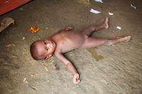 Rohingya Refugee at Tambru No-man's land in Bangladesh-Myanmar border at Tambru, Naikhyangchori, Banderban, Bangladesh