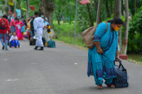 Stranded People Entering India, From Bangladesh