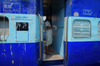 Train carriage converted into isolation ward