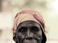 Rufkat Amos is from Gwose village in Gwoza, Borno state. Her husband was a gateman at EYN Church, Ko