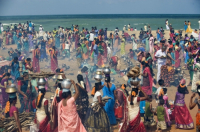 Sri Lanka. Hindu festival at Kali Kovil in Udappu.