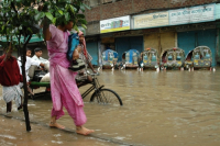 Flood in Dhaka City