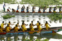 34th annual boat race on the Buriganga