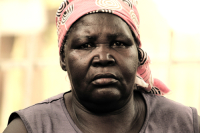When Boko Haram invaded her village, they set houses ablaze. 60 year old Zaratu Marcus fled from her