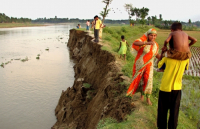 River erosion in Northern areas of Bangladesh