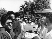 EL SALVADOR FUNERAL OF THE JESUIT PRIESTS KILLED BY DEATH SQUADS IN SAN SALVADOR ,1989