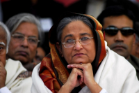Sheikh Hasina announces a tough protest programe