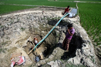 Crisis of irrigation water