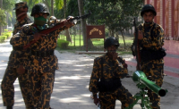 Rebel BDR(Bangladesh Rifles) Solders in Rajshahi