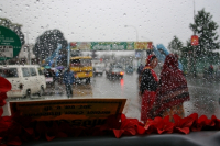 First rain