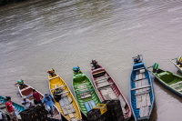 Conveyor boats on the Guaviare river