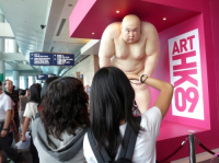 CHINA Visitors to the  Hong Kong International Arts Fair.